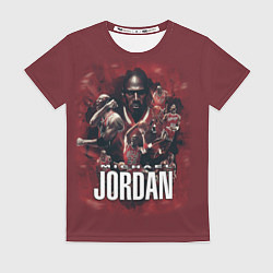 Футболка женская MICHAEL JORDAN, цвет: 3D-принт