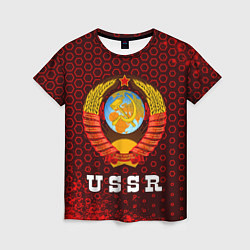 Футболка женская USSR СССР, цвет: 3D-принт