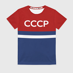 Футболка женская СССР СПОРТ, цвет: 3D-принт