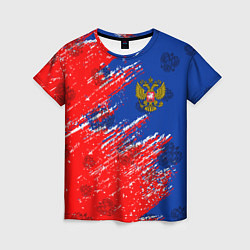 Футболка женская Патриот России, цвет: 3D-принт