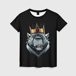 Женская футболка Bear King