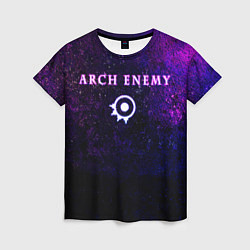 Футболка женская Arch Enemy Neon logo, цвет: 3D-принт