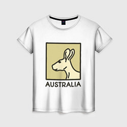 Футболка женская Australia, цвет: 3D-принт