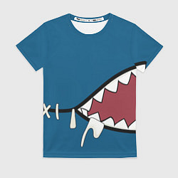 Женская футболка Акула gawr gura