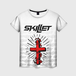 Футболка женская SKILLET, цвет: 3D-принт