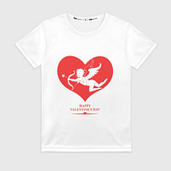 Футболка женская Happy Valentines Day, цвет: 3D-принт