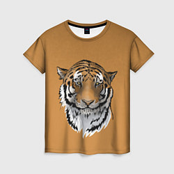 Футболка женская Тигр, цвет: 3D-принт