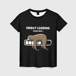 Футболка женская ENERGY LOADING, цвет: 3D-принт