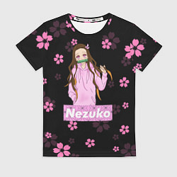 Футболка женская NEZUKO НЕЗУКО, цвет: 3D-принт