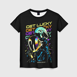 Женская футболка DAFT PUNK