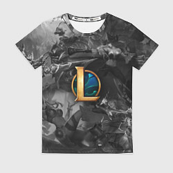 Футболка женская League of Legends Black&White, цвет: 3D-принт