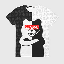 Футболка женская MONOKUMA МОНОКУМА, цвет: 3D-принт