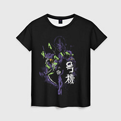 Футболка женская ЕВАНГЕЛИОН EVANGELION, цвет: 3D-принт