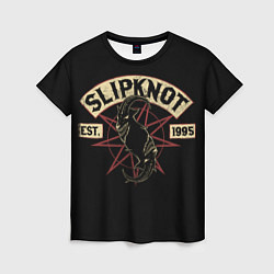 Футболка женская Slipknot 1995, цвет: 3D-принт