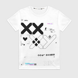 Женская футболка Desert Eagle: Printstream White