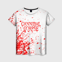 Футболка женская Cannibal corpse, цвет: 3D-принт