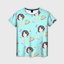 Женская футболка Сяо и тофу