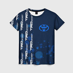 Футболка женская Toyota - Paint Pattern on left, цвет: 3D-принт