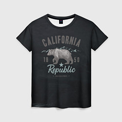 Футболка женская California republic, цвет: 3D-принт
