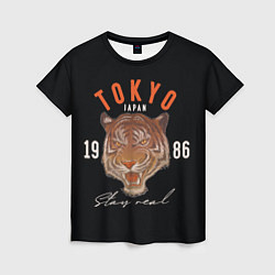 Футболка женская Tokyo Tiger Japan, цвет: 3D-принт