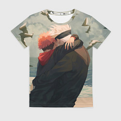 Футболка женская Hug Jujutsu kai, цвет: 3D-принт