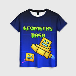 Футболка женская Geometry Dash, цвет: 3D-принт