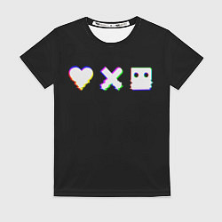 Женская футболка Love Death and Robots Glitch