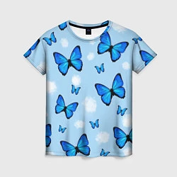 Футболка женская Бабочки Моргенштерна, цвет: 3D-принт
