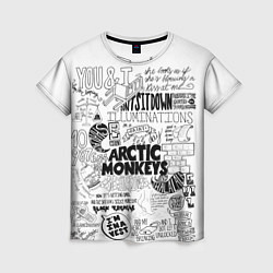 Футболка женская Arctic Monkeys, цвет: 3D-принт