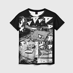 Футболка женская Initial d, цвет: 3D-принт