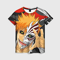 Женская футболка Bleach, Ичиго Куросаки