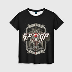 Футболка женская Five Finger Death Punch, цвет: 3D-принт