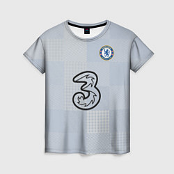 Футболка женская FC Chelsea Goalkeeper Stadium 202122, цвет: 3D-принт