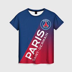 Футболка женская ФК ПСЖ PARIS SAINT GERMAIN, цвет: 3D-принт