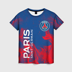 Футболка женская ФК ПСЖ PARIS SAINT GERMAIN, цвет: 3D-принт