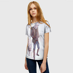 Футболка женская Для тебя бессмертный аниме, цвет: 3D-принт — фото 2
