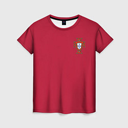 Футболка женская Portugal home, цвет: 3D-принт