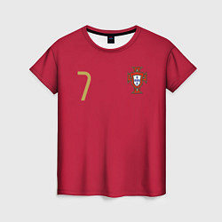 Футболка женская Ronaldo 7, цвет: 3D-принт