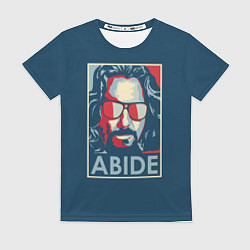 Футболка женская ABIDE Большой Лебовский, цвет: 3D-принт