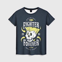 Футболка женская Fighter forever, цвет: 3D-принт