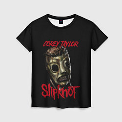 Футболка женская COREY TAYLOR SLIPKNOT СЛИПКНОТ Z, цвет: 3D-принт