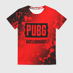 Футболка женская ПАБГ: Батлграунд - Брызги, цвет: 3D-принт