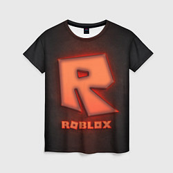 Футболка женская ROBLOX NEON RED, цвет: 3D-принт