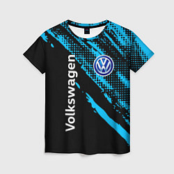 Футболка женская Volkswagen Фольксваген, цвет: 3D-принт