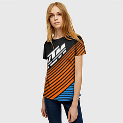 Футболка женская KTM КТМ Z, цвет: 3D-принт — фото 2