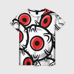 Женская футболка ГЛАЗА ЗЛОДЕЯ RED EYES