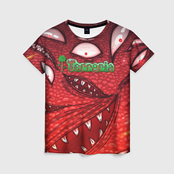 Футболка женская Terraria Wall of Flesh, цвет: 3D-принт