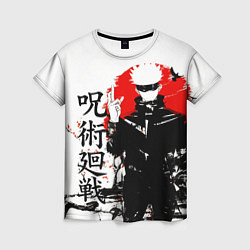 Женская футболка Сатору, Jujutsu Kaisen