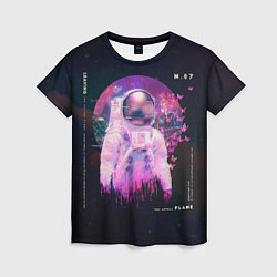 Футболка женская Vaporwave Astral Astronaut Collage, цвет: 3D-принт