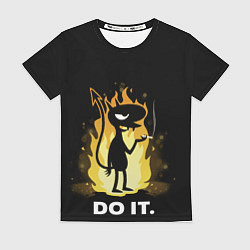 Футболка женская Чертенок Do it, цвет: 3D-принт